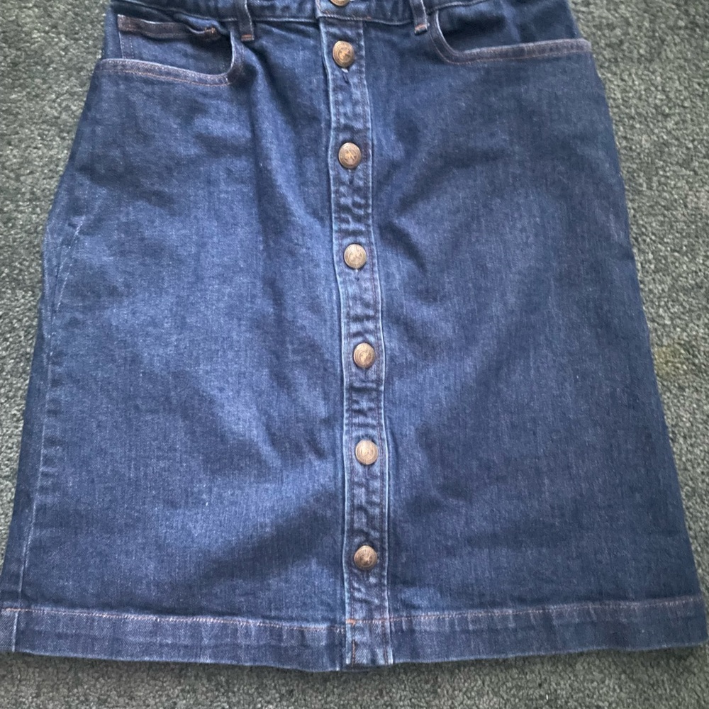 Vintage denim jean skirt from APC